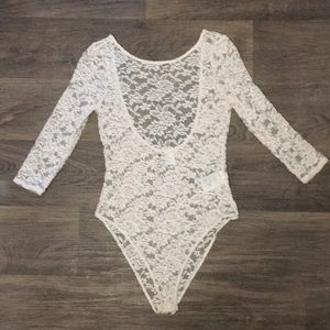 Lace body suit
